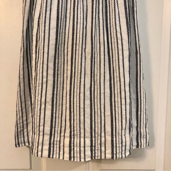 Ann Taylor Loft Nautical Blue and White Lined Dress Size XSP - Picture 7 of 11